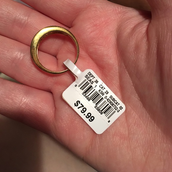 Gold over silver CZ Ring - Picture 2 of 3