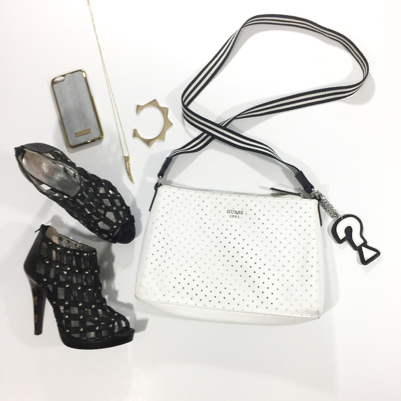 Guess Handbags - Guess White Crossbody Bag