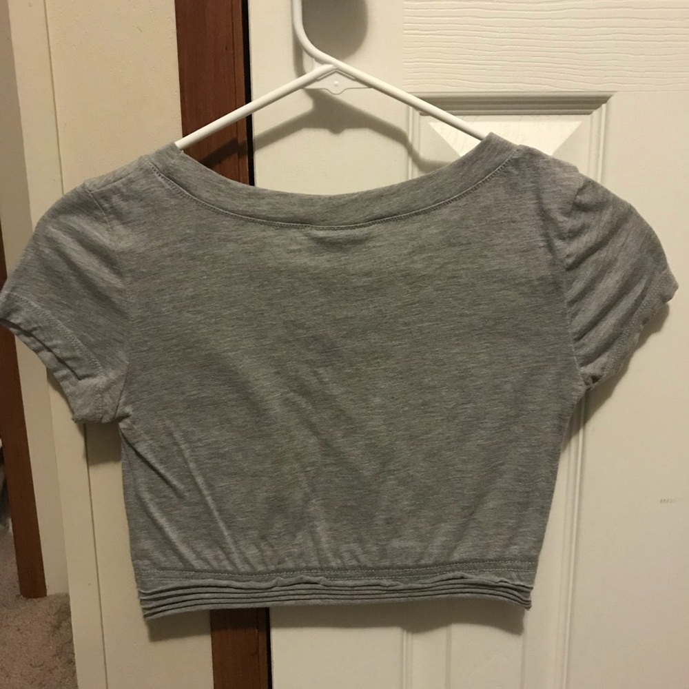 Grey Crop Top - Picture 2 of 2