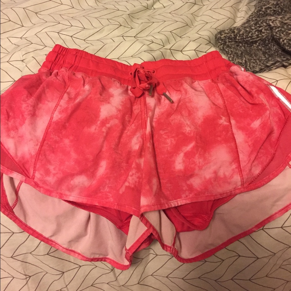 Lululemon running shorts.