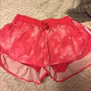 Lululemon running shorts.