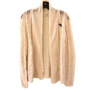 Abercrombie Wool Cable Knit Cardigan