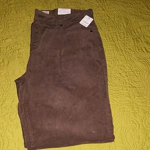 NWT Secretly Slender Corduroy Pants