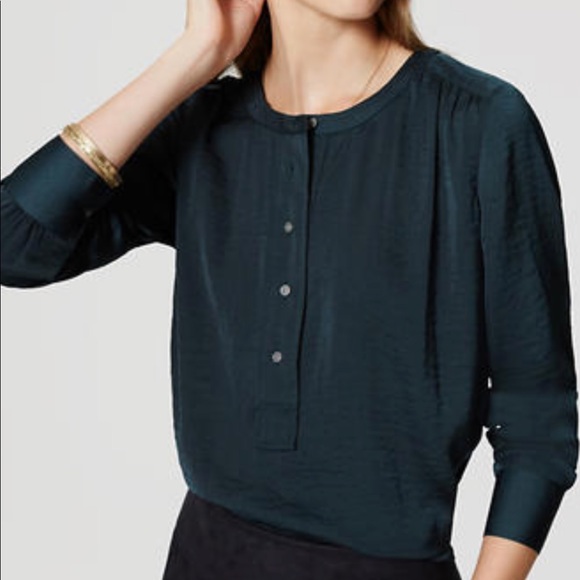 loft henley blouse