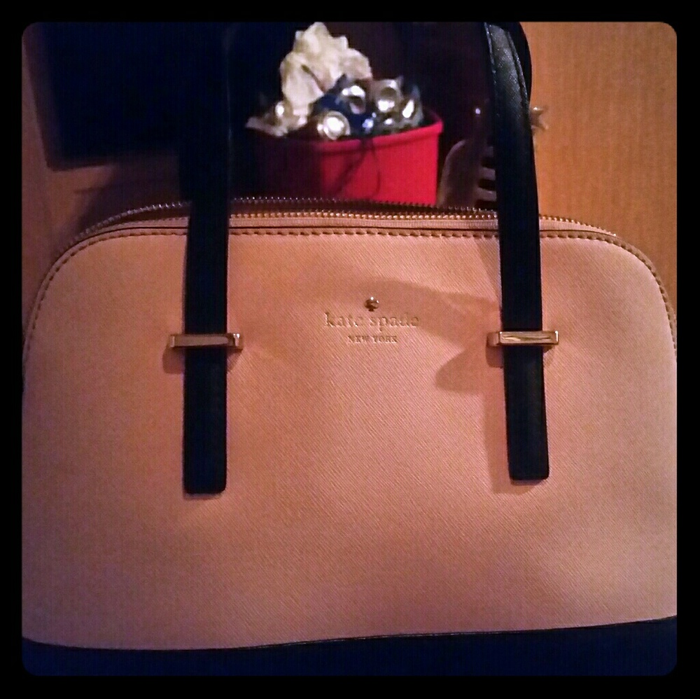 Kate Spade pink and black purse