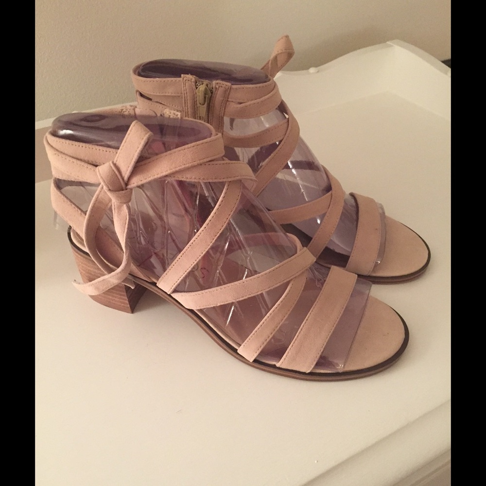 Suede heels