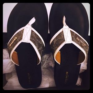 NWOT Coach Sandals!