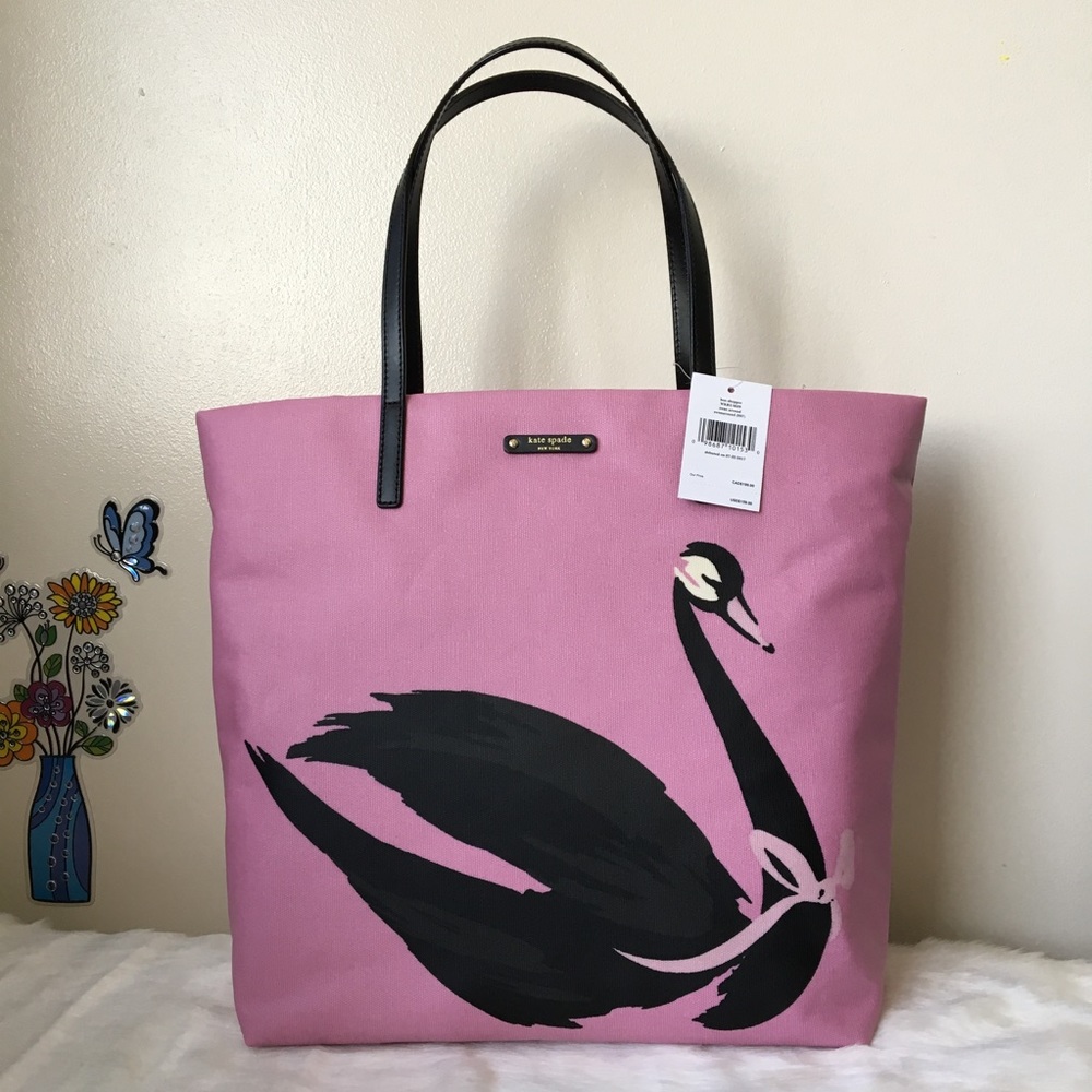 NWT! Kate Spade Swan Around Shopper/Tote
