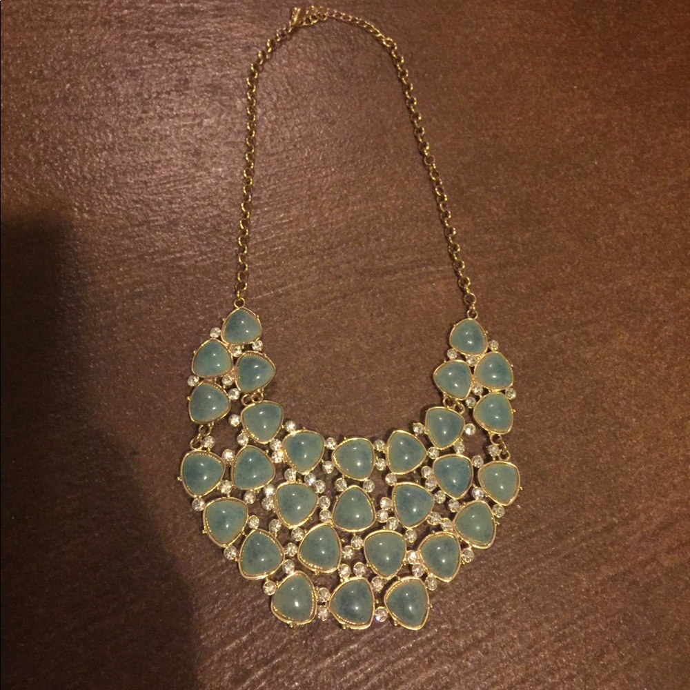Stone statement necklace