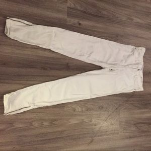 White zara pants