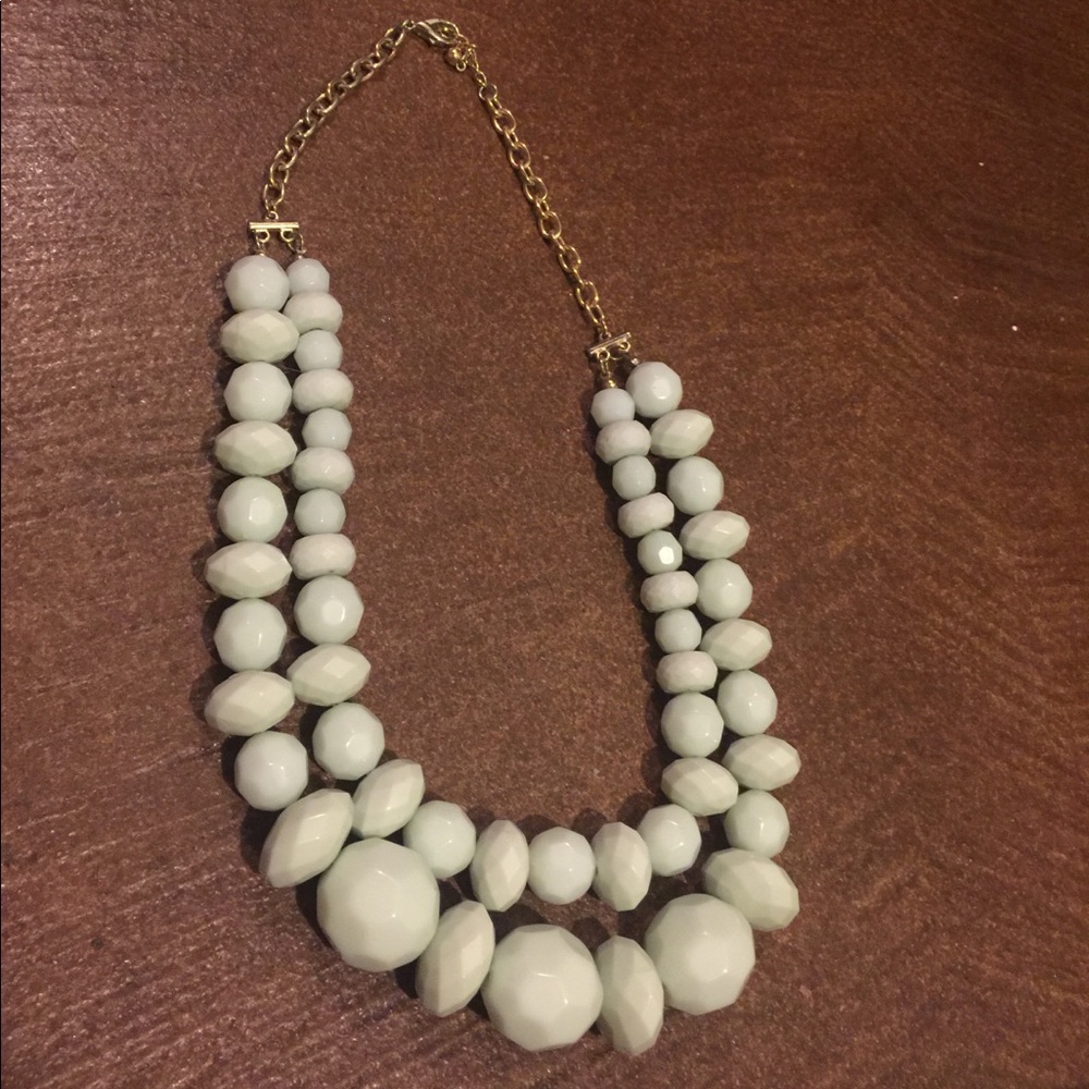 Beaded statement necklace