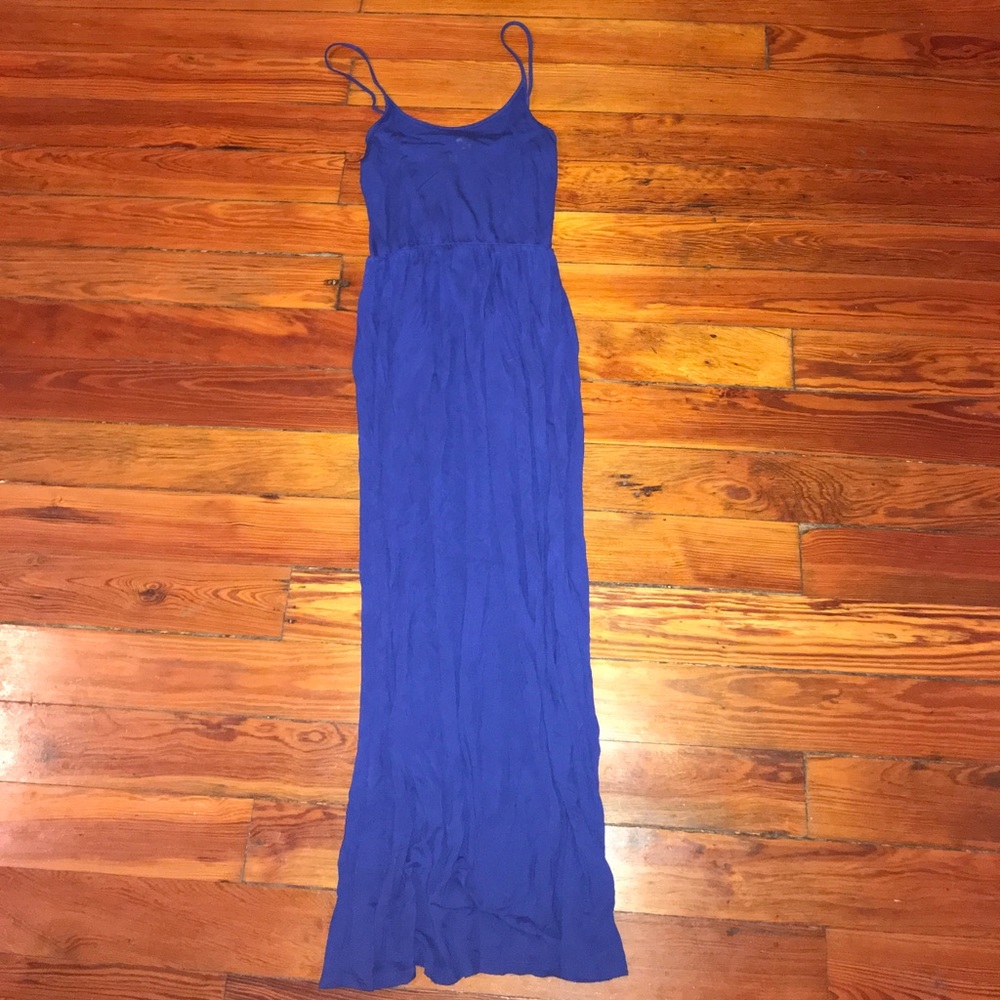 H&M Divided Royal Blue Maxi Dress