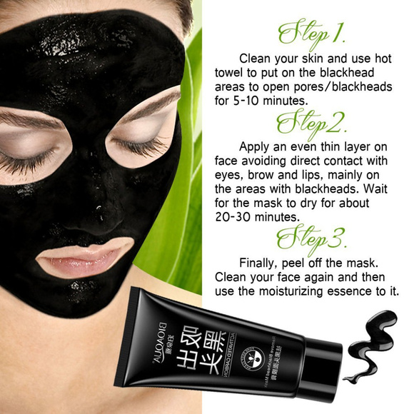 (X3) BIOAQUA Carbon Activated Charcoal Face Mask - Picture 3 of 5