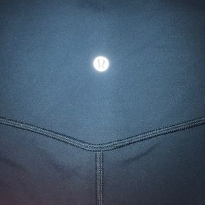 Lululemon Wunder Under Crops High Rise teal