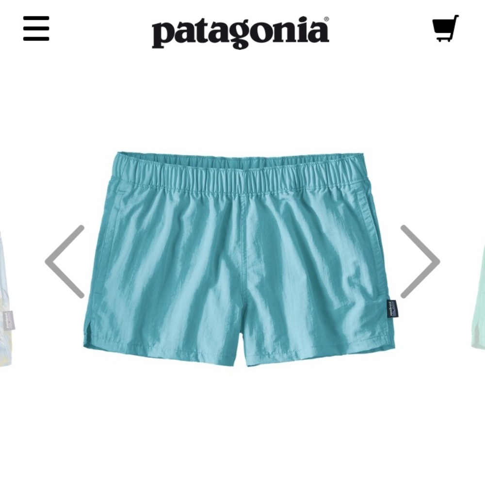Patagonia floral shorts.