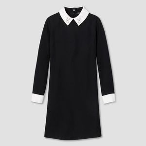 Victoria Beckham For Target Black Collared Dress