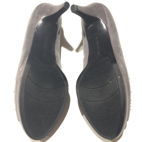 BANDOLINO MIRABEL SATIN BEADED PEEP TOE HEELS - Picture 5 of 7