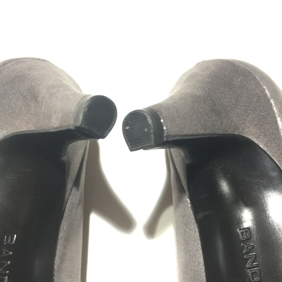 BANDOLINO MIRABEL SATIN BEADED PEEP TOE HEELS - Picture 6 of 7