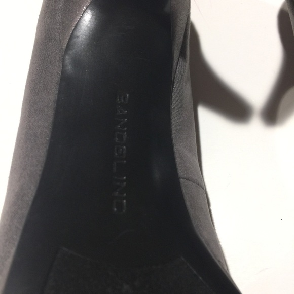 BANDOLINO MIRABEL SATIN BEADED PEEP TOE HEELS - Picture 7 of 7