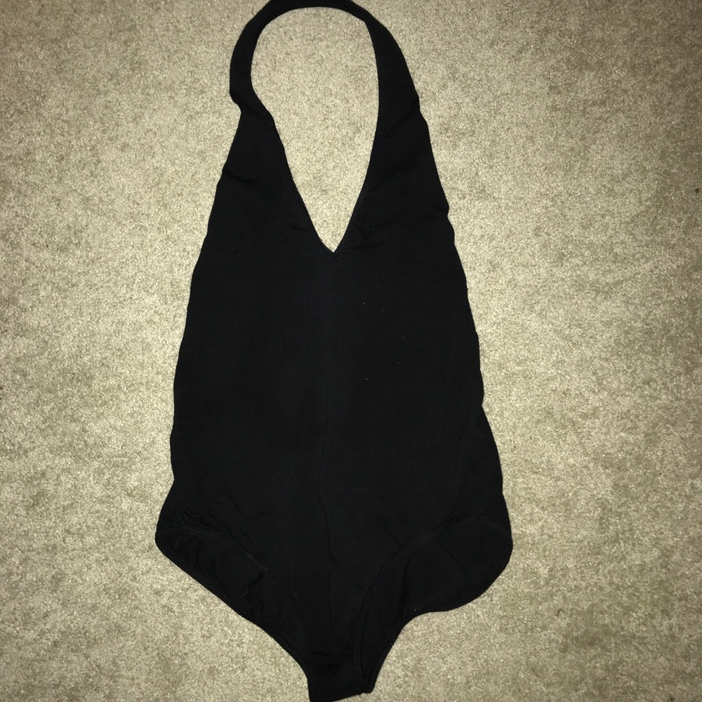 Halter low back body suit