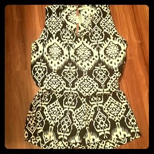 Black and White Santiki Romper- Never worn!