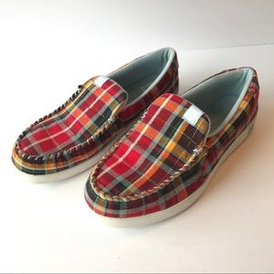 DC Plaid Slip On Shoes