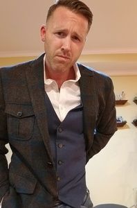 🤘🤘Perry Ellis - Butter Soft Wool Slim Fit Blazer