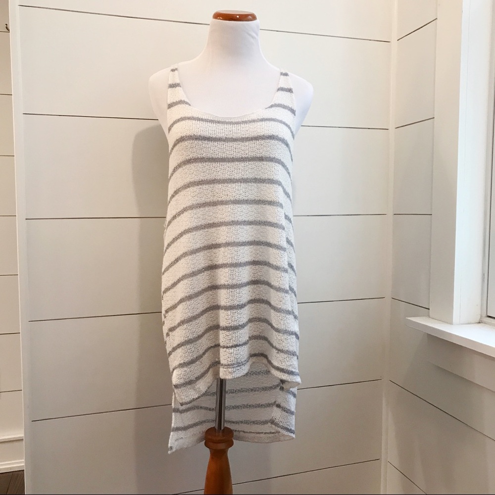 (A) Madison knit sweater tank / tunic