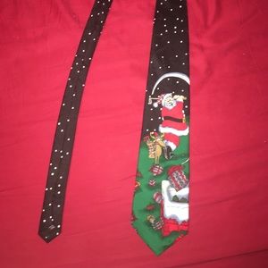 Santa Golfing Tie