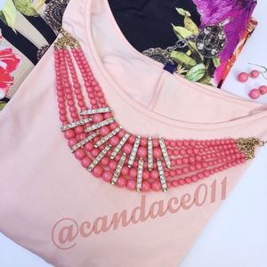 ⭐️SALE!⭐️ Coral Necklace/Earring Set