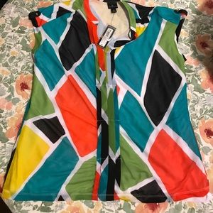 Worthington multicolored blouse