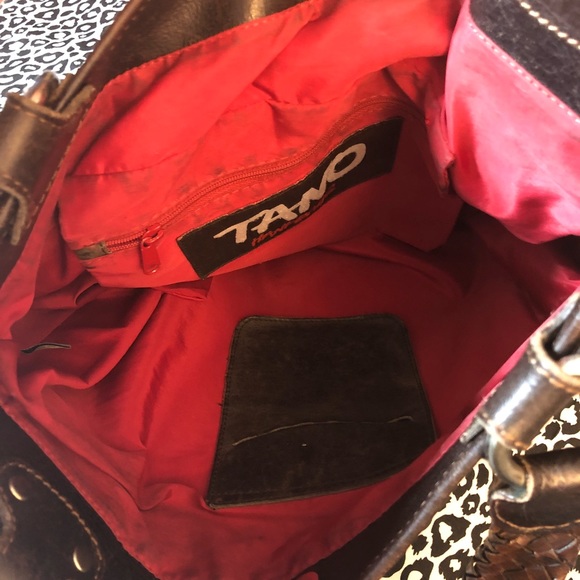 🔥Brown tano distressed leather bag - Picture 3 of 3