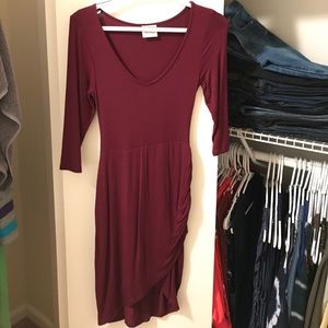 Maroon dress