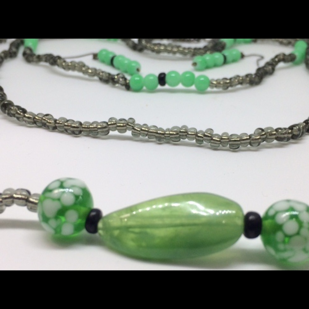 Necklace and earrings