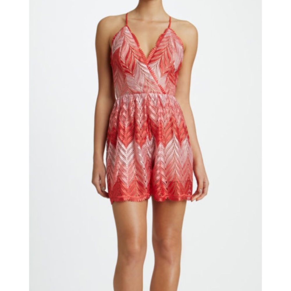 Dress The Population Chevron Romper