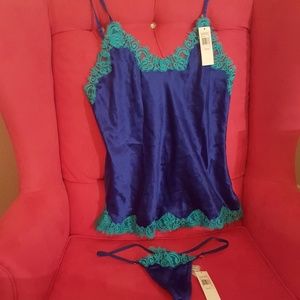 LAST CALL: Badgley Mischka Silk Lingerie Set