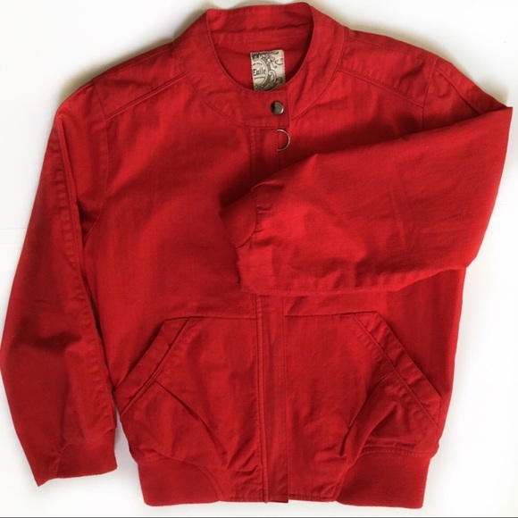 Anthropologie Jackets & Blazers - Anthropologie's Tulle brand red bomber jacket