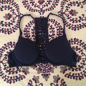 VS Crochet Racerback push up bra