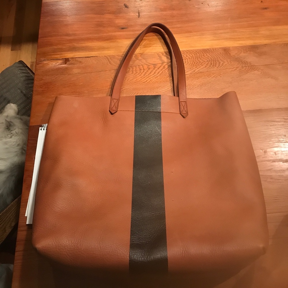 Madewell Paint Stripe Transport Bag