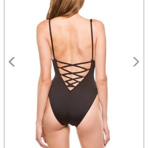 Programs Schouler Solid Lace Back Maillot