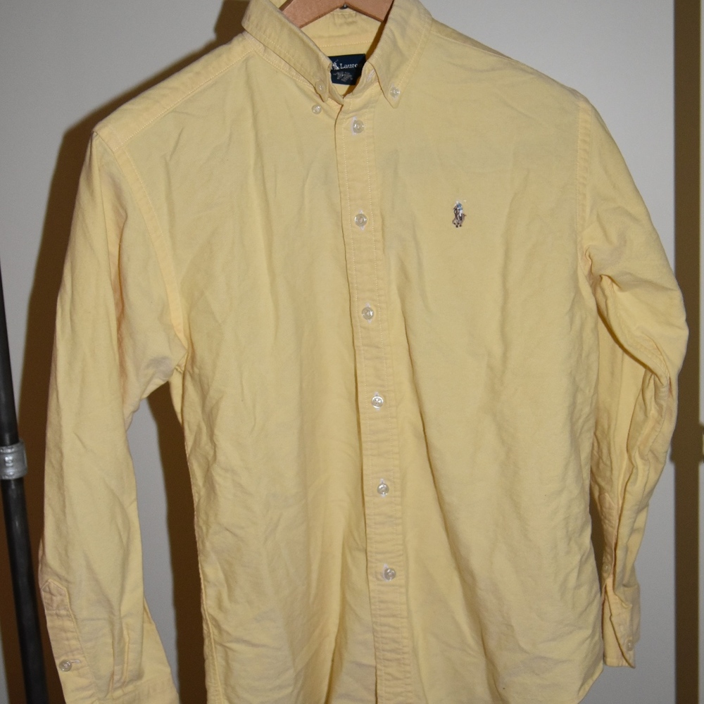 Ralph Lauren Yellow Button Down