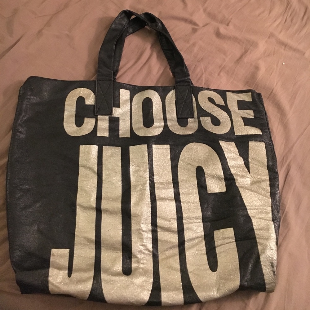 Juicy Couture Leather Tote Purse