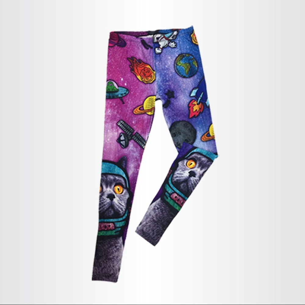 Space cat leggings