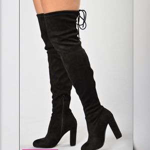 Thigh High Fashion Nova Heel-Boots
