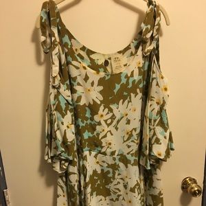 Free People cold shoulder dress