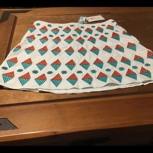 NWT Stitch Fix THML Embroidered Aztec Skirt Sz L