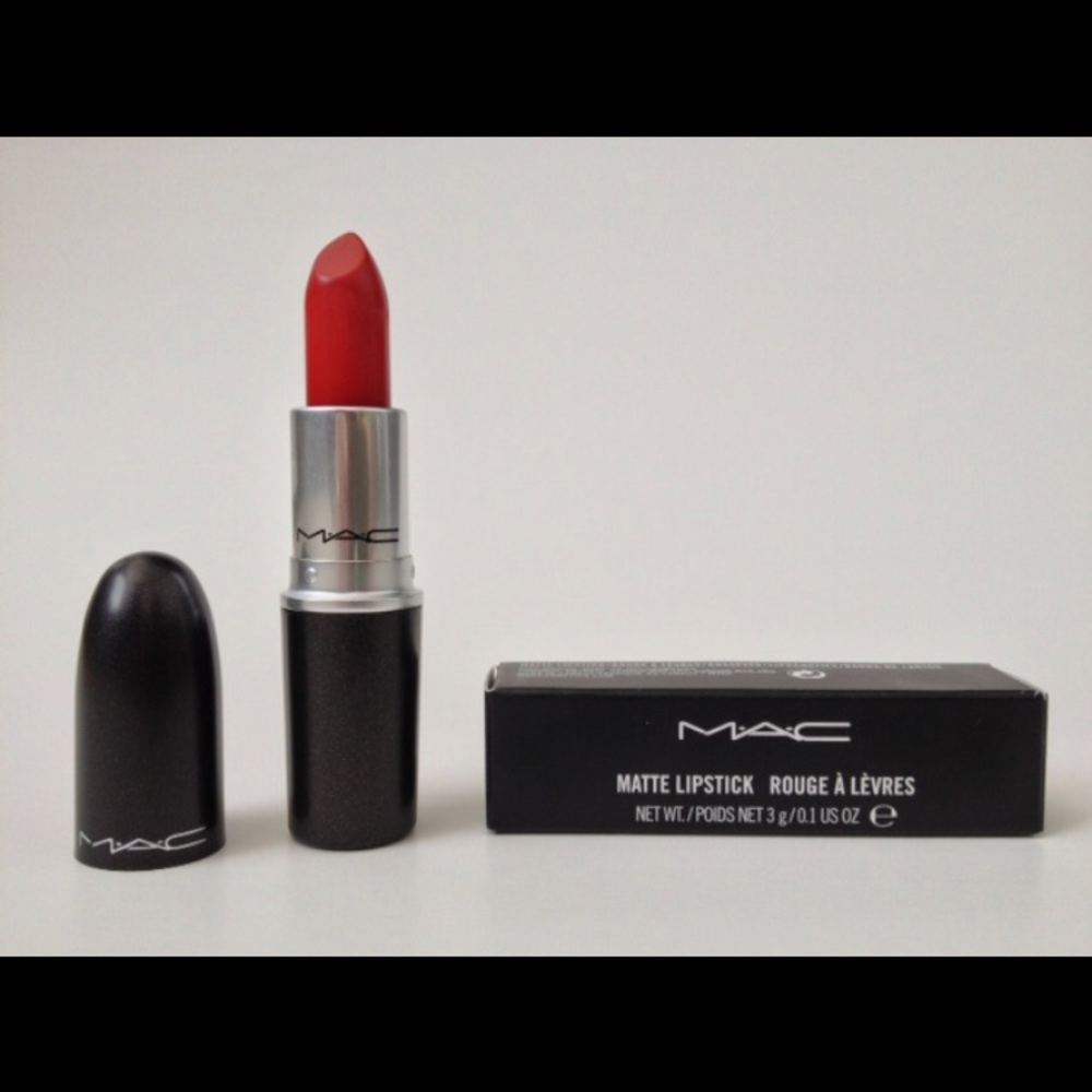 Mac cosmetics matte Russian red lipstick