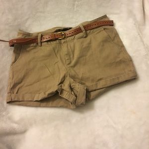 Beige shorts