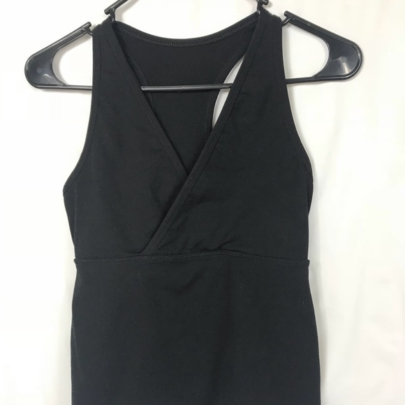 Lululemon Athletica Black Racerback Workout Sz 10 - Picture 1 of 5