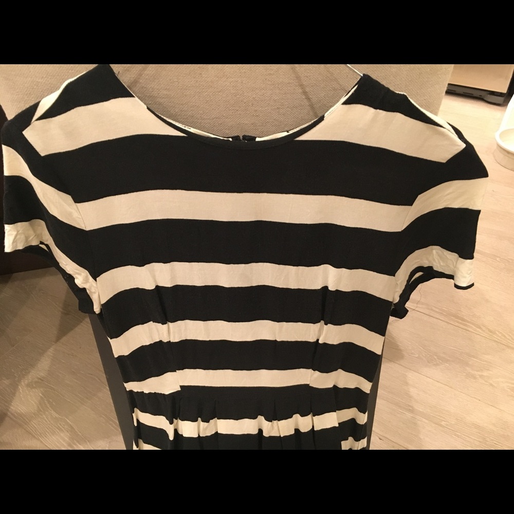 Black and White stripe H&M Dress